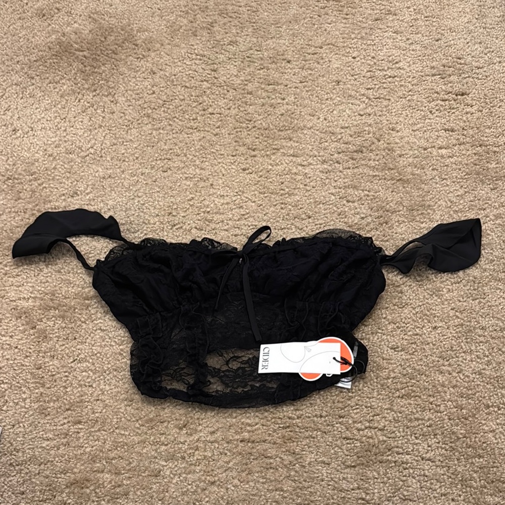 Cider Black Lace Bralette